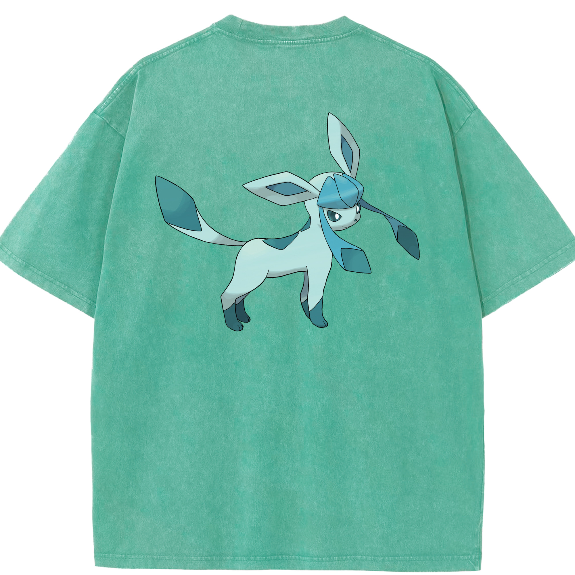 （画像用） ポケットモンスター Pokémon 綿100% ヴィンテージ風 半袖Tシャツ（背面プリント）